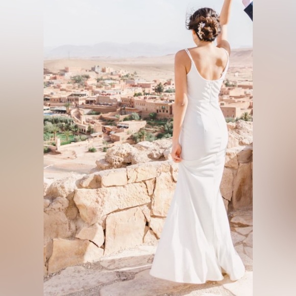 NWOT Infinite Glory White Maxi Dress - Picture 1 of 9